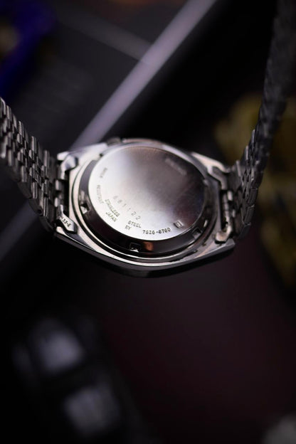 1996 Seiko 5 Grey Lined Dial - Automatic Vintage Watch (Pre Owned) - SE530