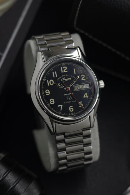 (Super Rare) West End Watch Co. SOWAR Black Dial - Automatic Swiss Vintage Watch (Pre Owned) - SE782