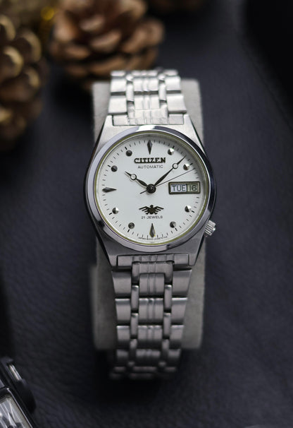 (Super Rare) Citizen Eagle 7 White Dial - Automatic Vintage Watch (Pre Owned) - SE508