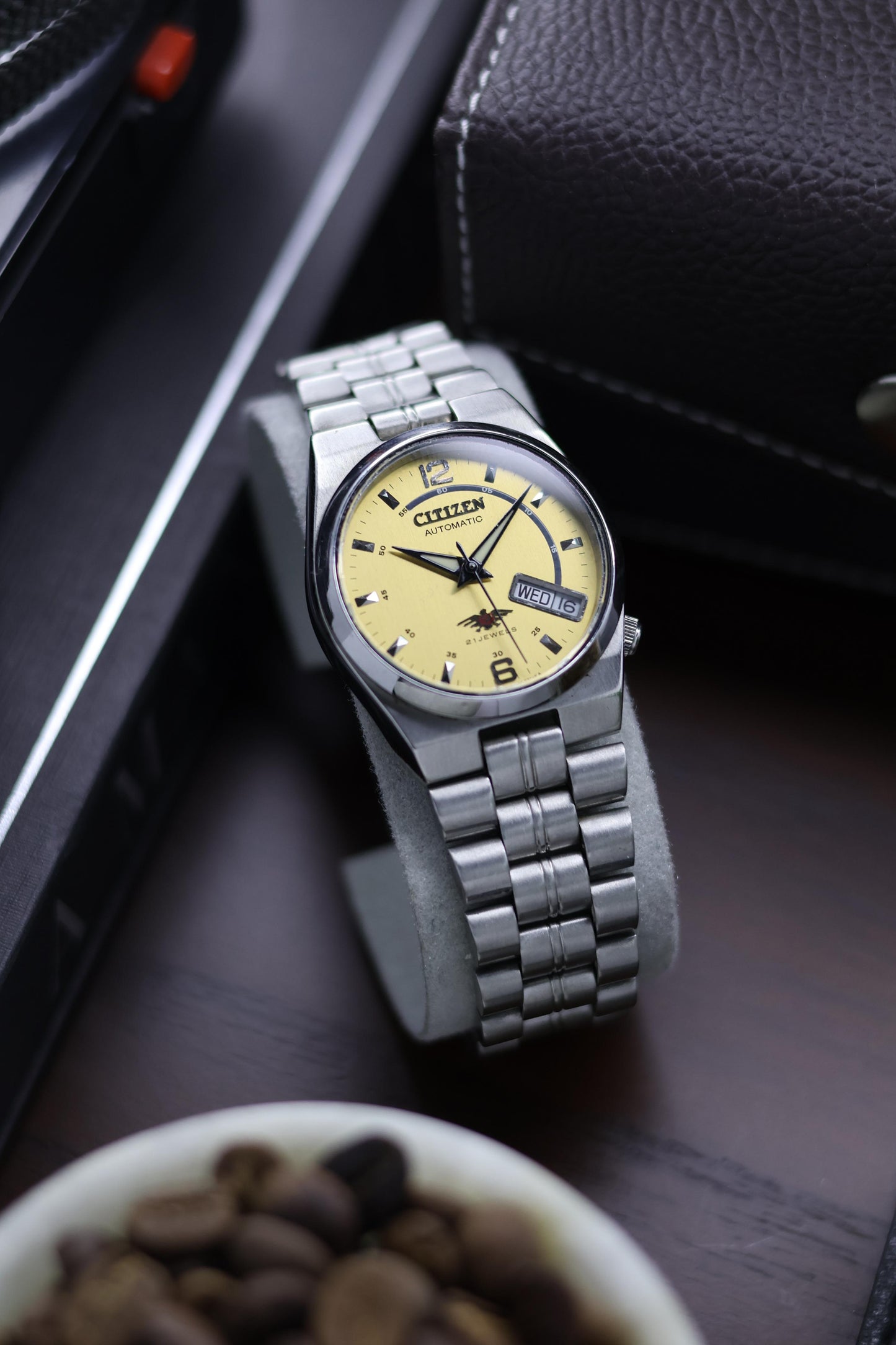 Citizen Eagle 7 Yellow Dial - Automatic Vintage Watch (Pre Owned) - A63