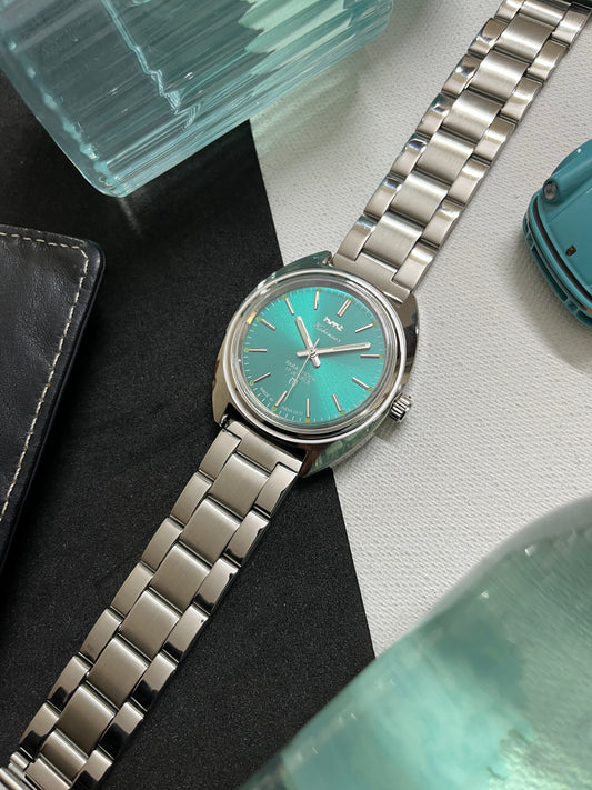 HMT Kohinoor TIFFANY/AQUA BLUE SUNBURST