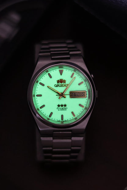 (Super Rare) Orient Tri-Star Crystal Lume Dial - Automatic Vintage Watch (Pre Owned) - A372