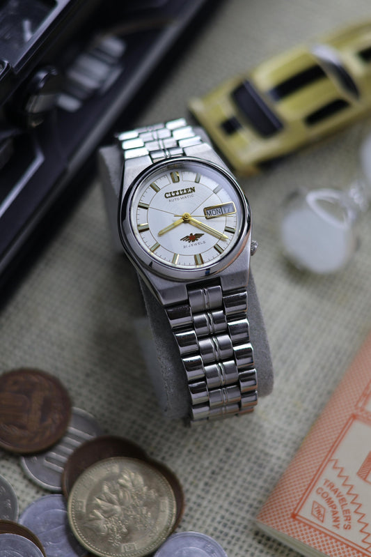 Citizen Eagle 7 White Motif Dial - Automatic Vintage Watch (Pre Owned) - SE504