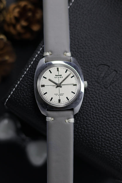 Vintage HMT Vijay White Dial - in Original Condition - Mechanical Hand Winding Watch (Pre Owned) - A539