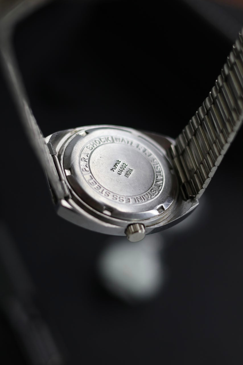 (Super Rare) Vintage HMT Chethan Silver TV Dial - in Original Condition - Mechanical Hand Winding Watch (Pre Owned) - SE512