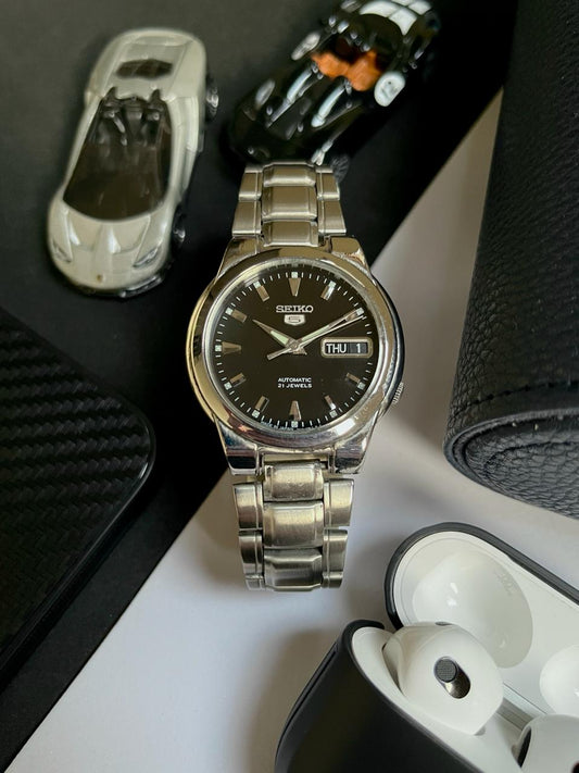 Seiko 5 Black Dial (Pre Owned)