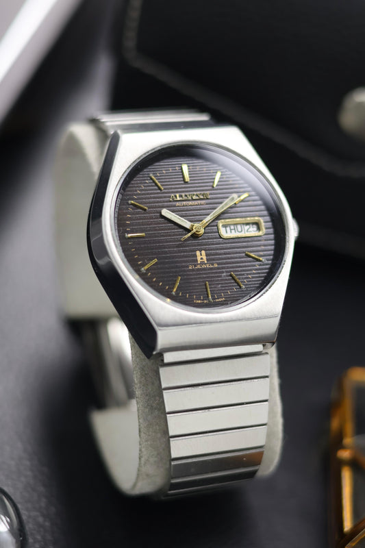 (Super Rare) Vintage Allwyn Black Lined Dial - in Original Condition - Automatic Watch (Pre Owned) - SE641