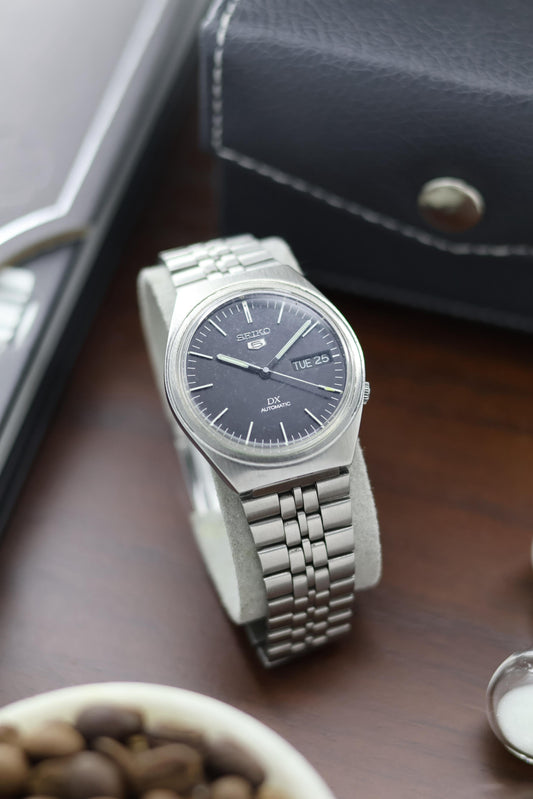 (Super Rare) 1984 Seiko 5 DX Automatic Blue Dial - Automatic Vintage Watch (Pre Owned) - A254