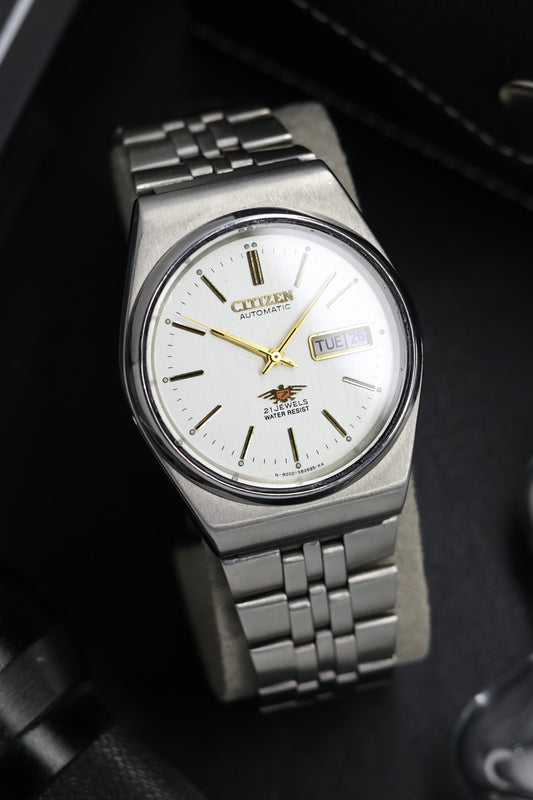 (Super Rare) Citizen Eagle 7 White Dial - Automatic Vintage Watch (Pre Owned) - SE987