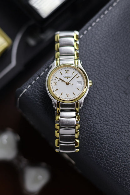 (Extremely Rare) LONGINES Ladies Two-Tone Enamel Dial - Swiss Vintage Watch (Pre Owned)