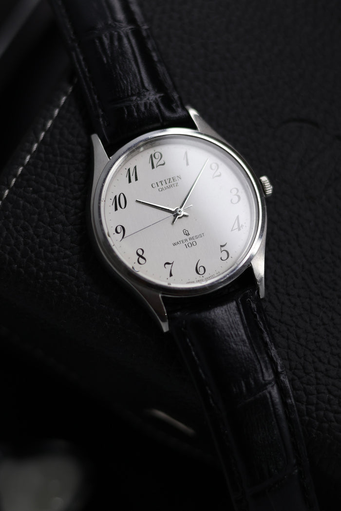 (JDM - Extremely Rare) Citizen Quartz 100M White Dial with Breguet Style Numerals - Quartz Vintage Watch (Pre Owned) - SE573