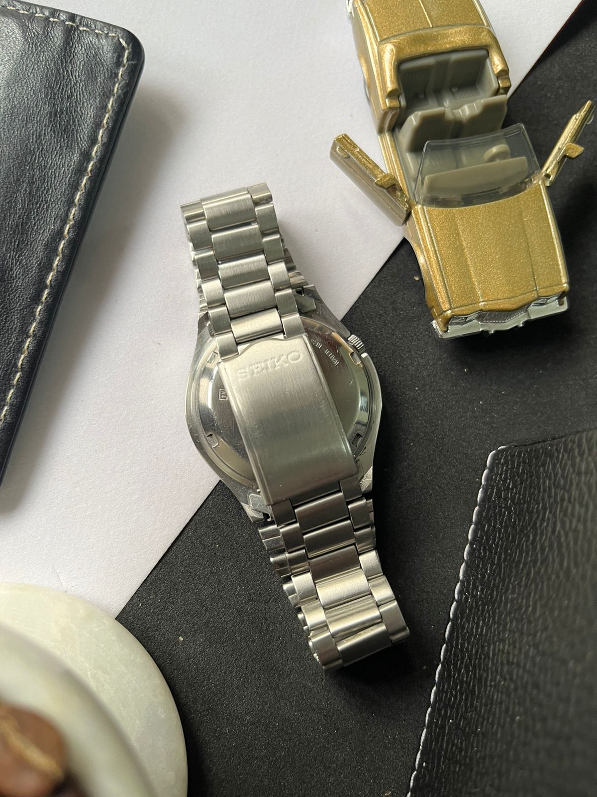 1996 Seiko 5 Grey Patterned Dial (Pre Owned)