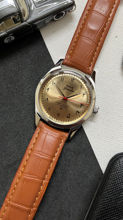 HMT Janata - SUNBURST ARABIC GOLD Dial