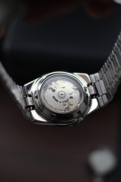 Seiko 5 Grey Dial with Glass Back - Automatic Vintage Watch (Pre Owned) - A368