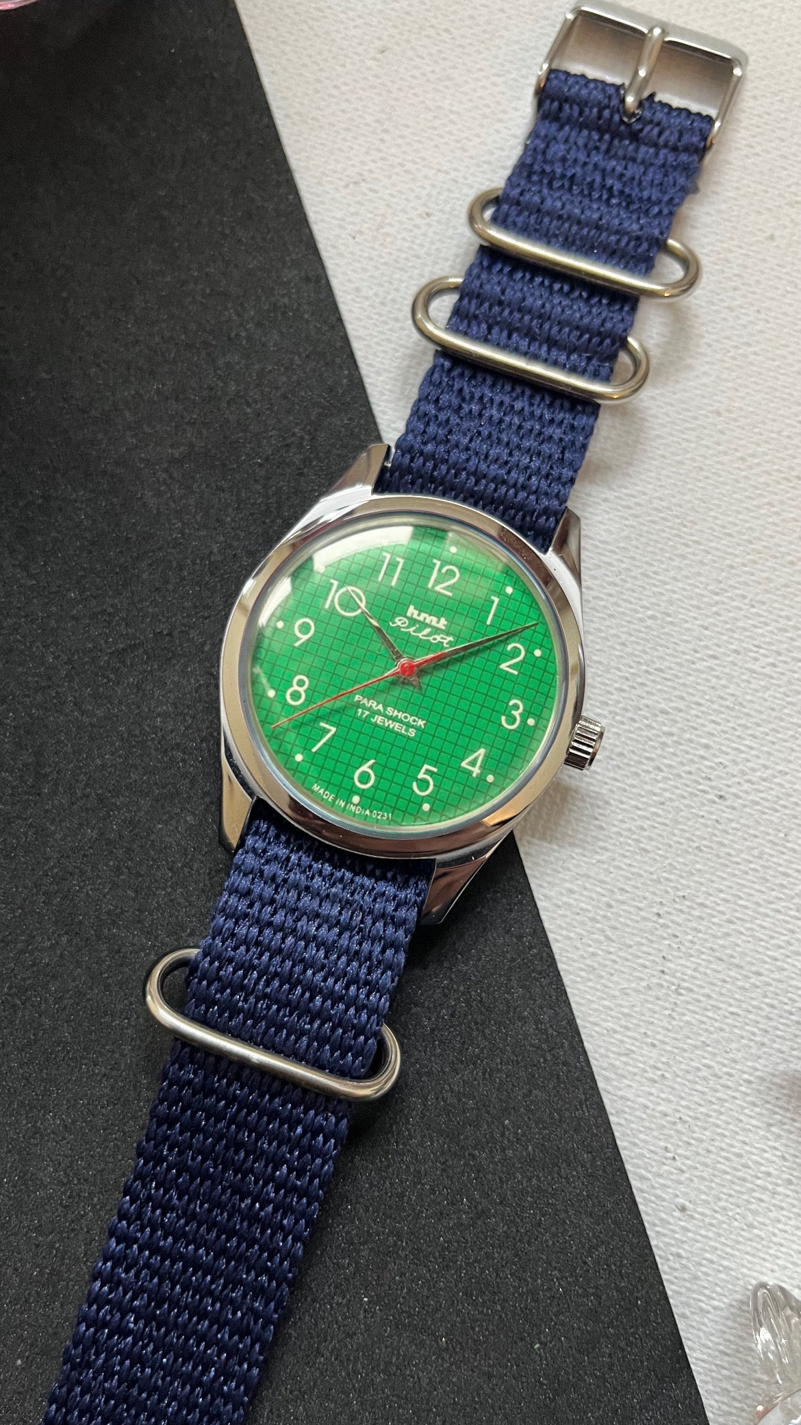 HMT Pilot Graph Dial - GREEN