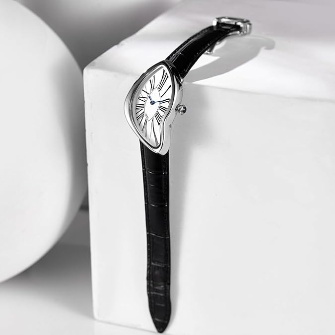 PINTIME Paris (Cartier Crash Homage) - Vintage Design Classic Style Watch - READY TO SHIP (Imported)