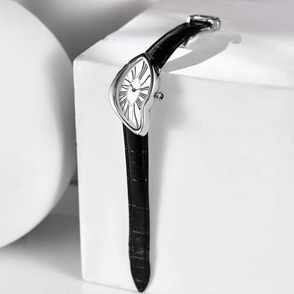 PINTIME Paris (Cartier Crash Homage) - Vintage Design Classic Style Watch - READY TO SHIP (Imported)