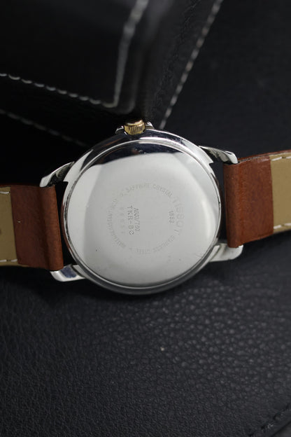 (Extremely Rare) TISSOT Seastar Automatic Champagne Dial with Gold Plated Bezel - Swiss Vintage Watch (Pre Owned) - SE688