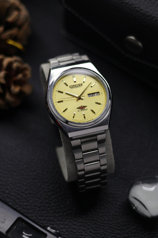 Citizen Eagle 7 Yellow Dial - Automatic Vintage Watch (Pre Owned) - SE642