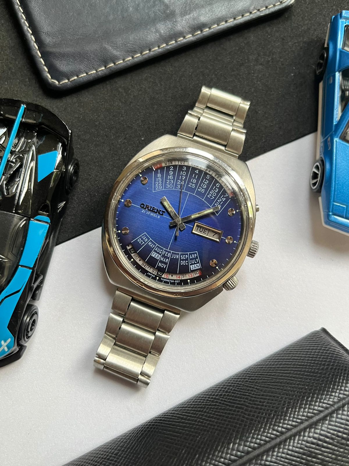 (Super Rare) Orient Calendar Blue Gradient Dial (Pre Owned)