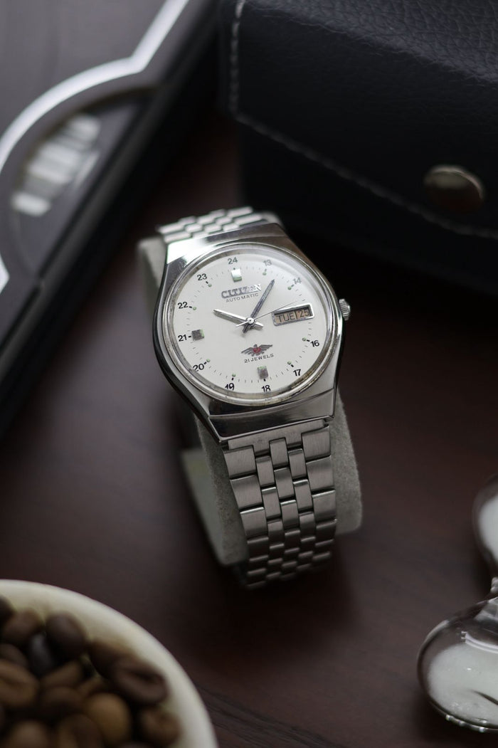 Citizen Eagle 7 White Dial - Automatic Vintage Watch (Pre Owned) - A314