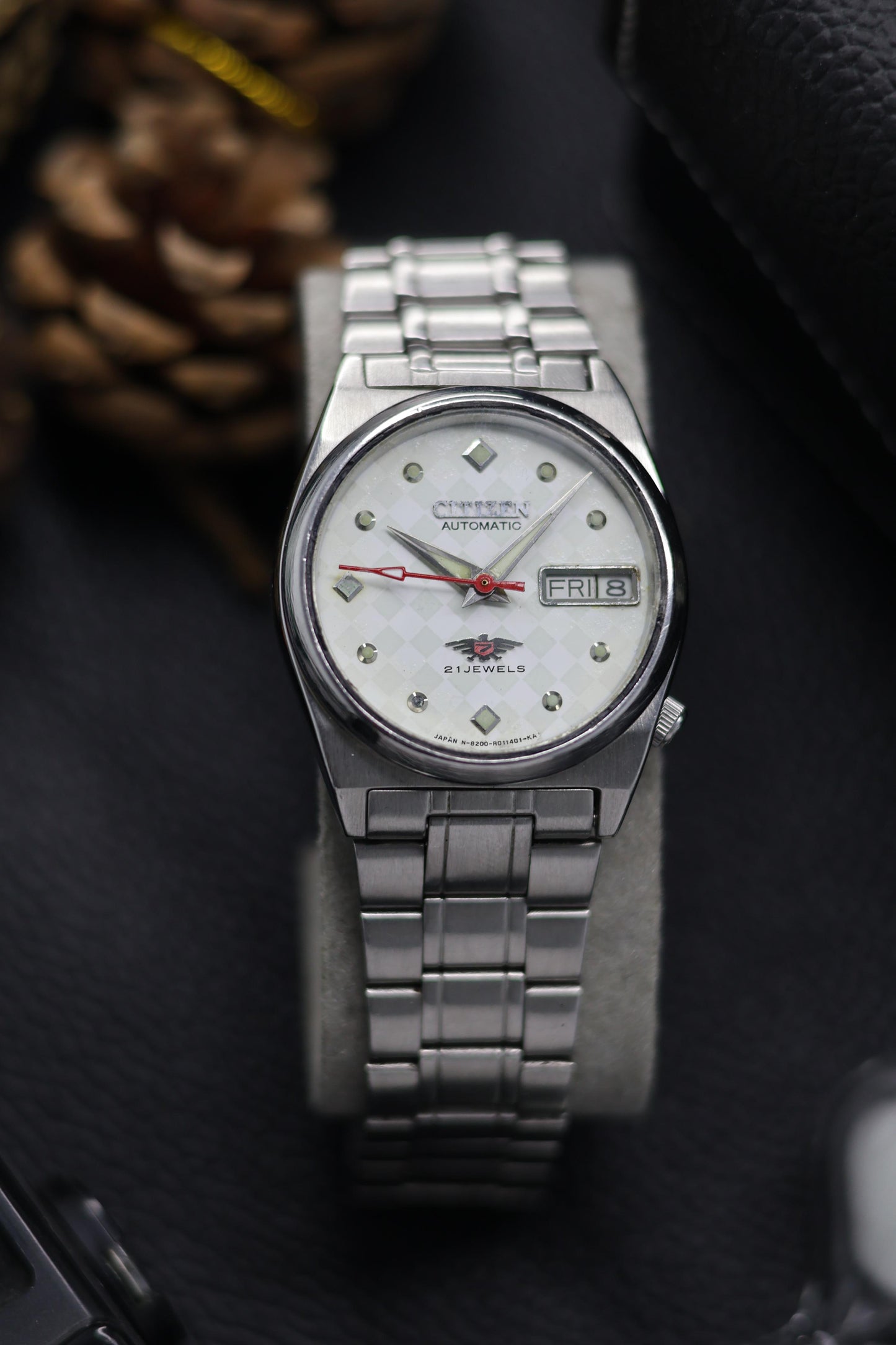 (Super Rare) Citizen Eagle 7 White Motif Dial - Automatic Vintage Watch (Pre Owned) - SE574