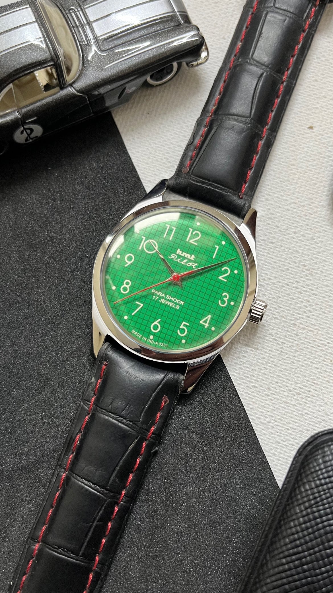 HMT Pilot Graph Dial - GREEN