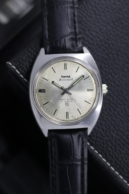 (Super Rare) Vintage HMT Avinash Silver Dial - in Original Condition - Mechanical Hand Winding Watch (Pre Owned) - SE549