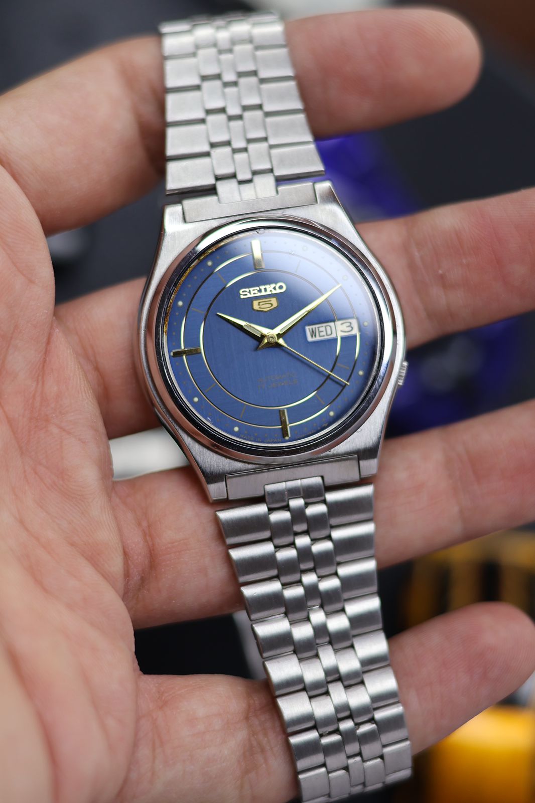 1989 Seiko 5 Blue Dial (Pre Owned)