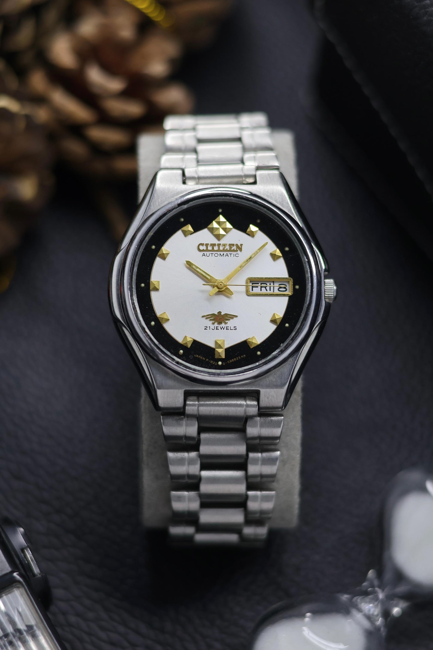 (Super Rare) Citizen Eagle 7 White Motif Dial - Automatic Vintage Watch (Pre Owned) - SE621