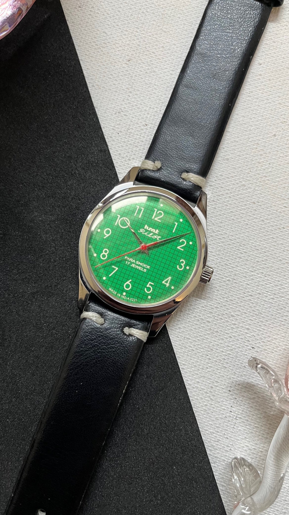 HMT Pilot Graph Dial - GREEN