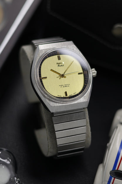 (Super Rare) Vintage HMT Rohit Champagne Dial - in Original Condition - Mechanical Hand Winding Watch (Pre Owned) - SE610