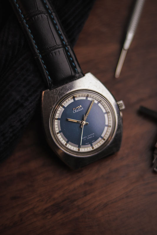 1990 HMT Chetak Blue Dial - in Original Condition (Pre Owned)