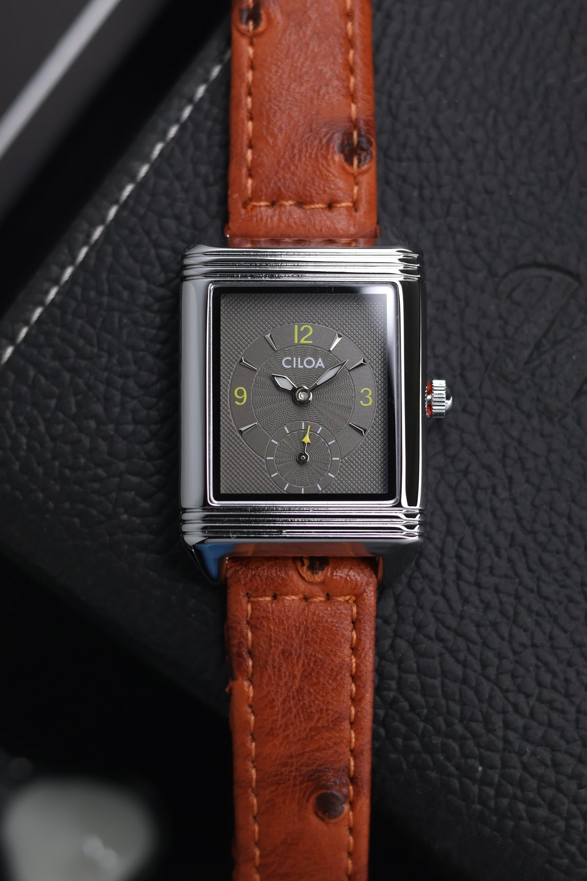 CILOA TANK Grey Dial Watch with Small Seconds - READY TO SHIP (IMPORTED)