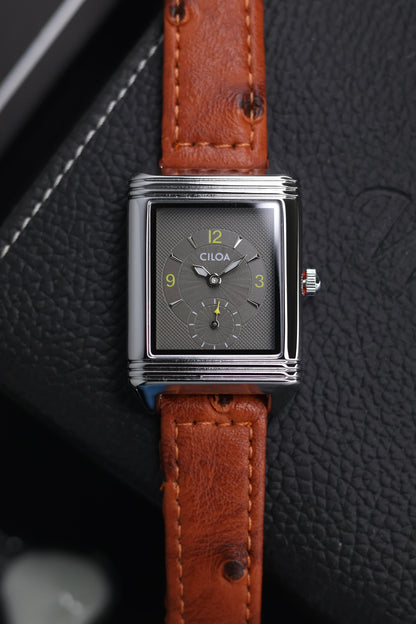 CILOA TANK Grey Dial Watch with Small Seconds - READY TO SHIP (IMPORTED)