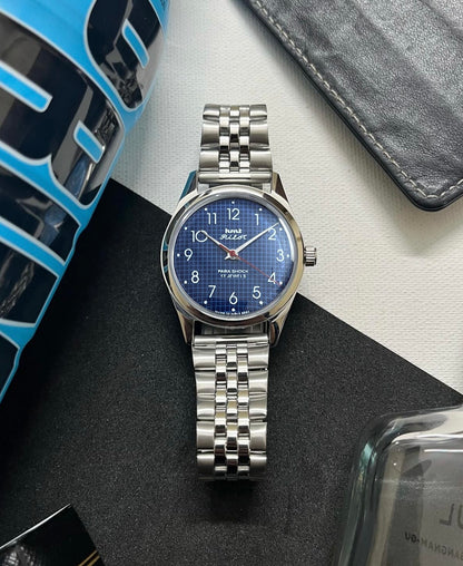 HMT Pilot Graph Dial- BLUE