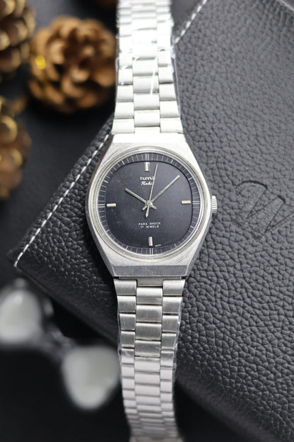 Vintage HMT Rohit Black Dial - in Original Condition - Mechanical Hand Winding Watch (Pre Owned) - A569