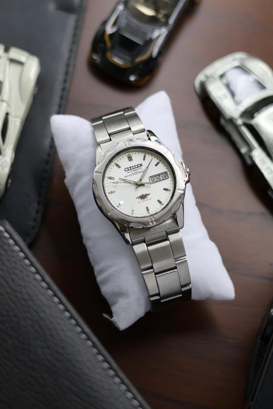 Citizen Eagle 7 White Dial with Glass Back (Pre Owned)