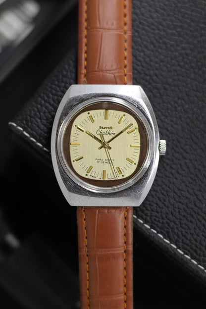 (Super Rare) Vintage HMT Chethan Champagne TV Dial - in Original Condition - Mechanical Hand Winding Watch (Pre Owned) - SE668