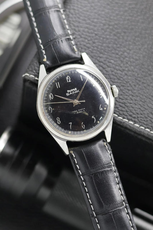 (Super Rare) Vintage HMT Sainik - in Original Condition - Mechanical Hand Winding Watch (Pre Owned) - SE666