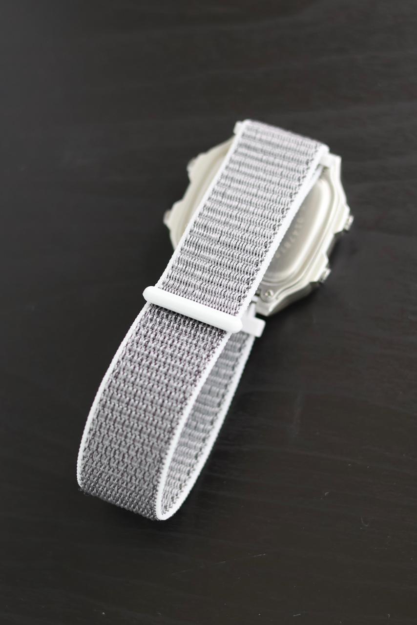 Nylon Woven Velcro Strap - 18mm - Compatible with CASIO Vintage / AE1200 / F91 / Seiko & Many More - with FREE Strap Tool!