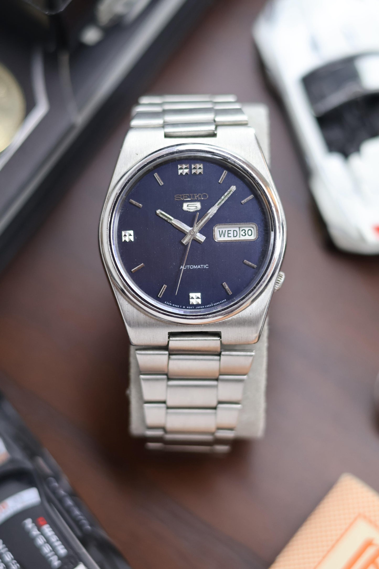 1982 Seiko 5 Navy Blue Dial - Automatic Vintage Watch (Pre Owned) - SE527