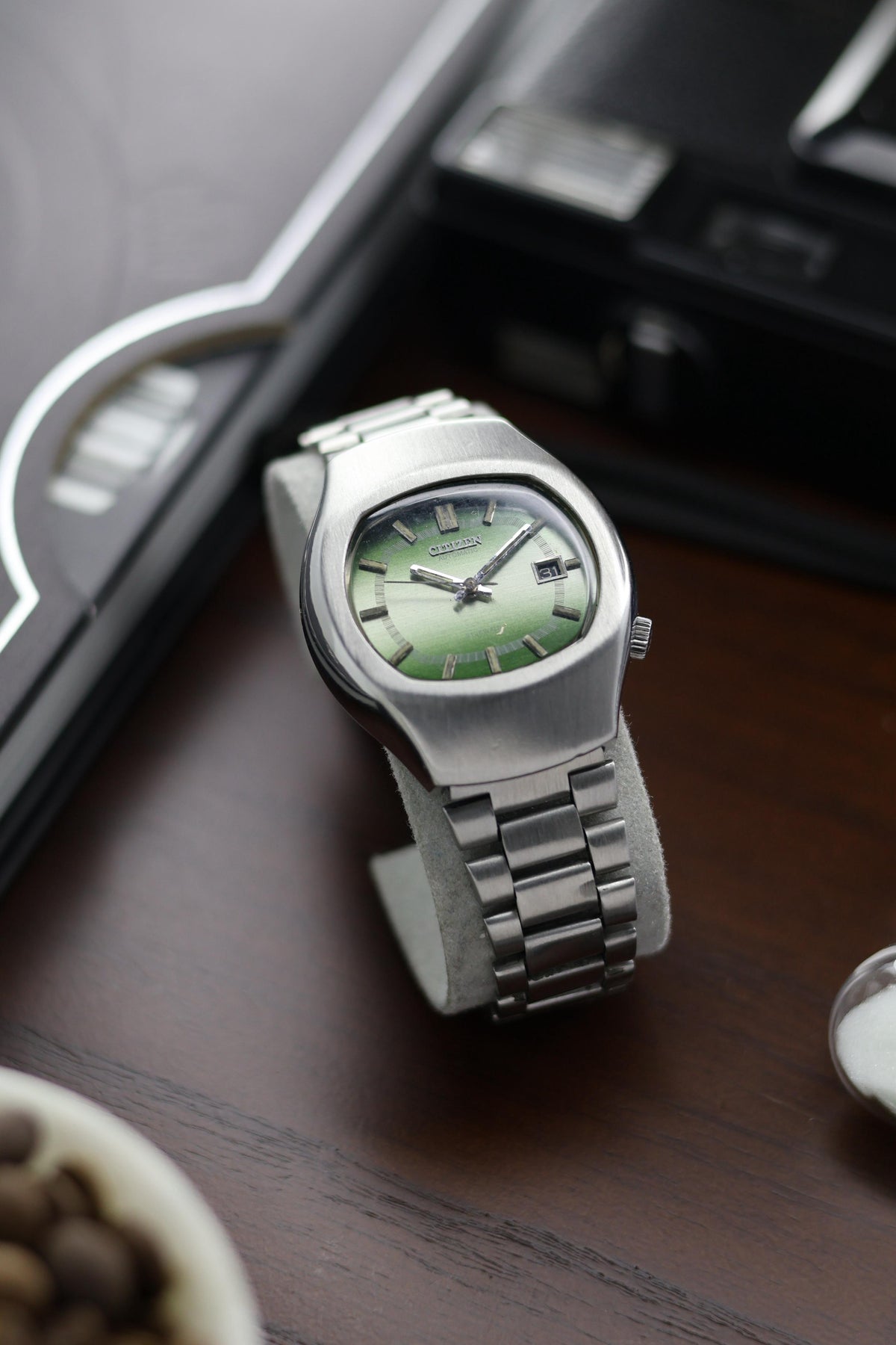 (Super Rare) Citizen Automatic Green Dial - Automatic Vintage Watch (Pre Owned) - A242