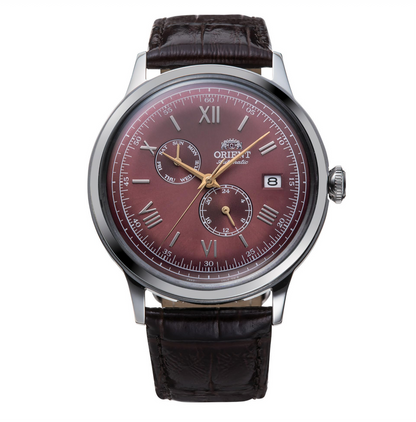 Orient Bambino 40.5mm (Red Dial) Version 8 RA-AK0705R with Weekly Calendar (Imported)