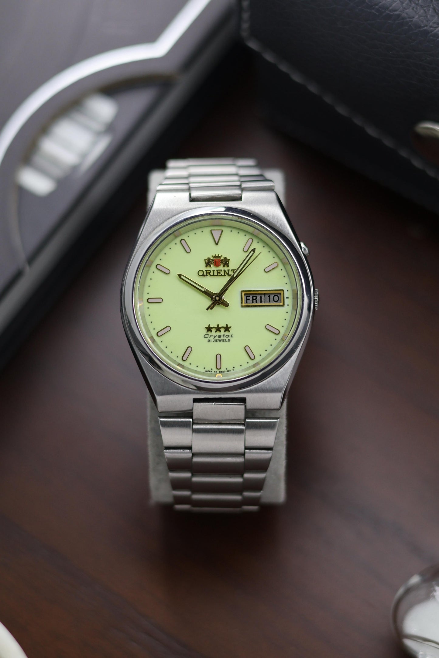 (Super Rare) Orient Tri-Star Crystal Lume Dial - Automatic Vintage Watch (Pre Owned) - A372