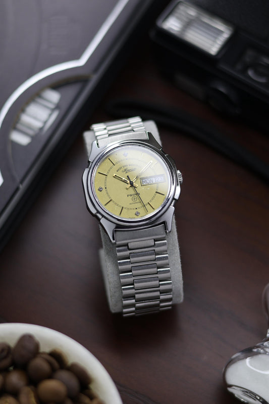 (Super Rare) West End Watch Co. SOWAR PRIMA Chanpagne Dial - Automatic Vintage Watch (Pre Owned) - A241