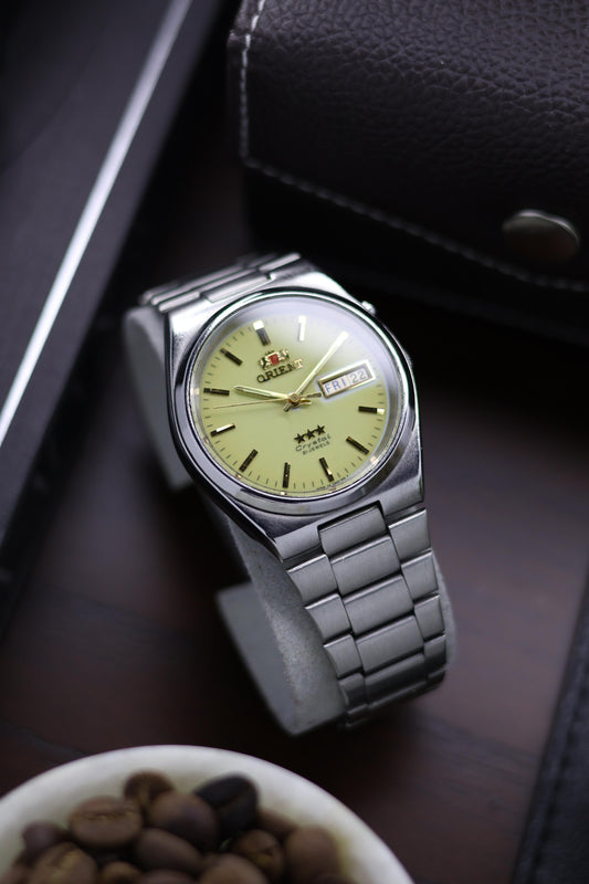 Orient Tri-Star Crystal Lume Dial - Automatic Vintage Watch (Pre Owned)