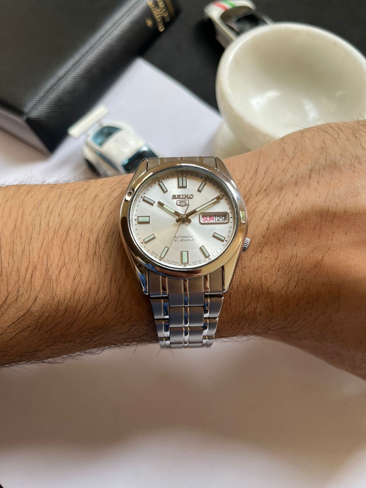 Seiko 5 White Dial (Pre Owned)