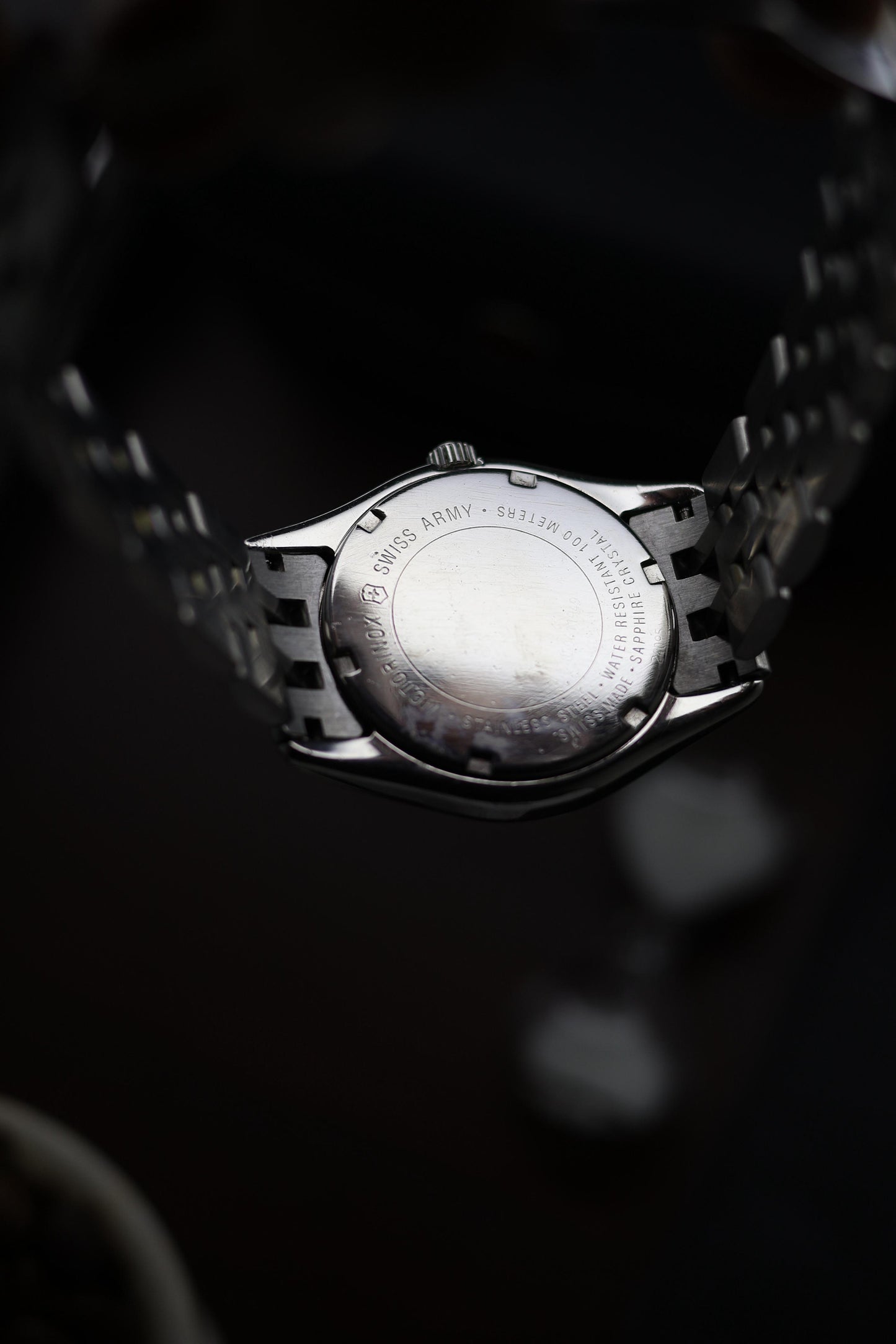 (Super Rare) Victorinox Swiss Army Alliance White Dial with Solid Links and Butterfly Clasp Bracelet (Pre Owned) - A351