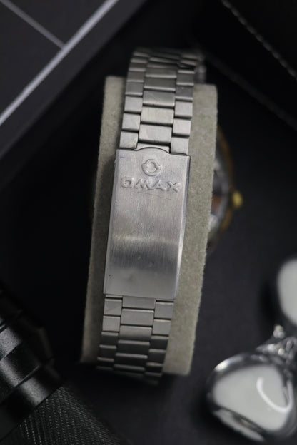 (Super Rare) Omax Crystal 25 Jewels Green Dial - Automatic Swiss Vintage Watch (Pre Owned) - SE518